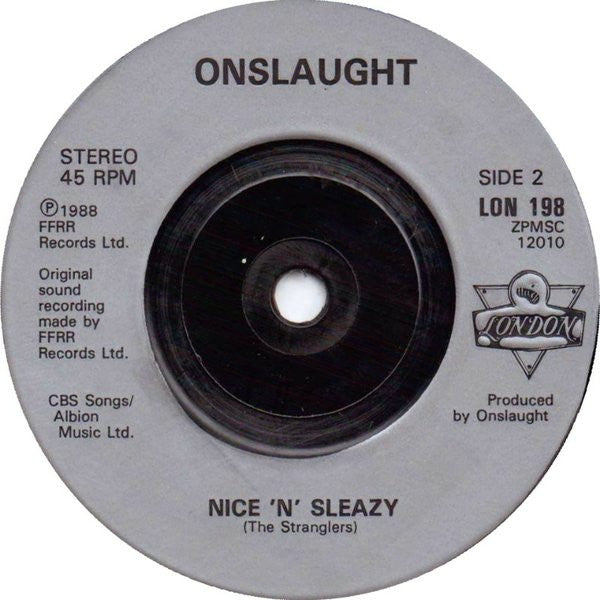 Onslaught (2) : Welcome To Dying (7", Single)