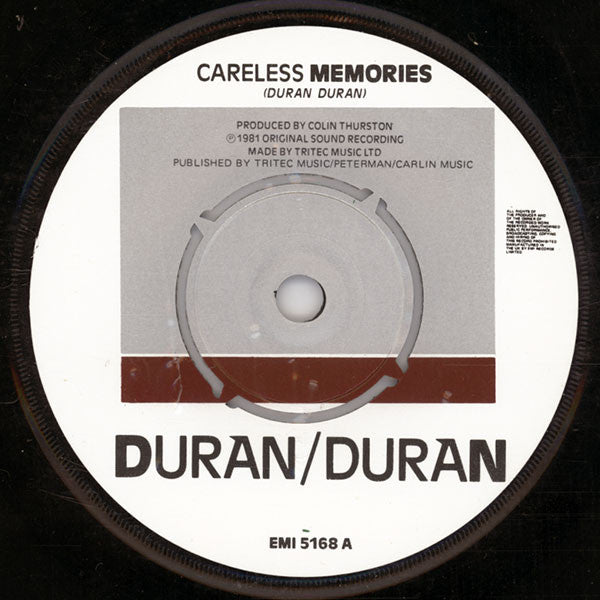 Duran Duran : Careless Memories (7", Single, Kno)