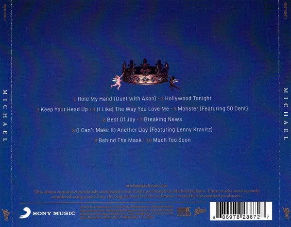 Michael Jackson : Michael (CD, Album, Son)