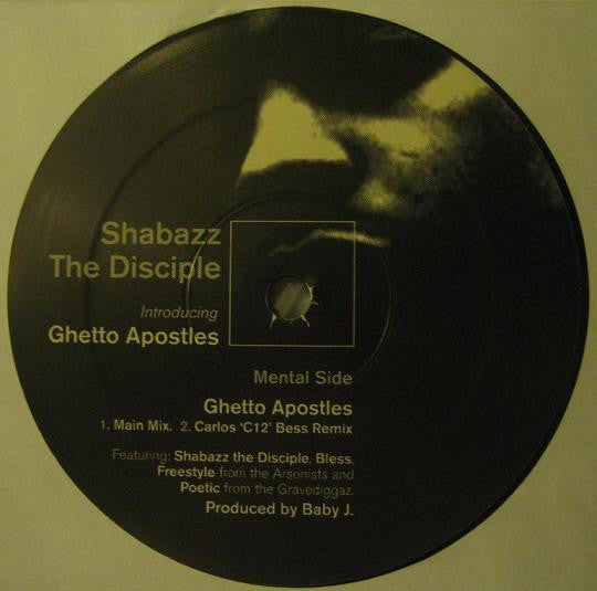Shabazz The Disciple : Introducing: Ghetto Apostles (12")