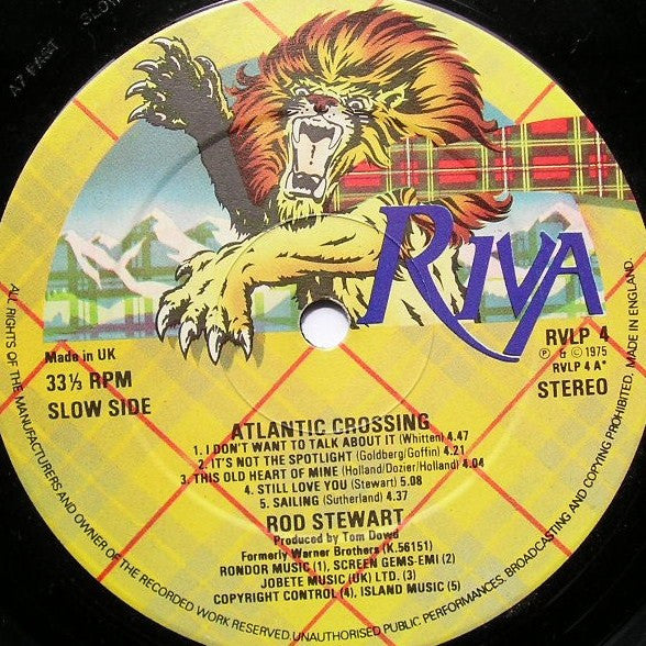 Rod Stewart : Atlantic Crossing (LP, Album, RE)