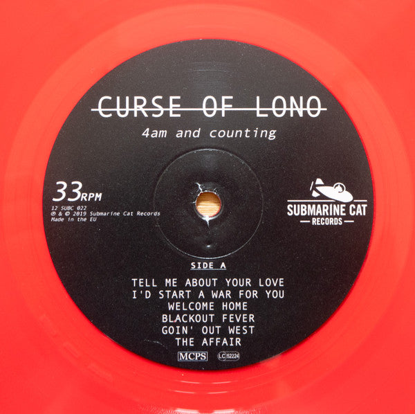 Curse Of Lono : 4am And Counting (LP, Ltd, Red)