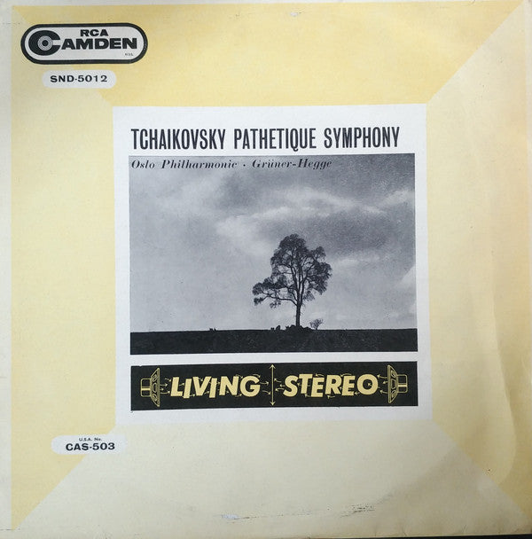 Tchaikovsky*, Oslo Philharmonic*, Grüner-Hegge* : Tchaikovsky Pathetique Symphony (LP)