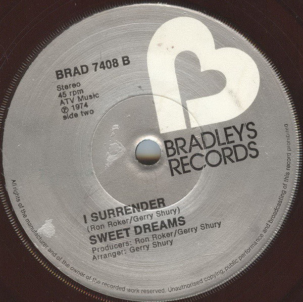 Sweet Dreams (3) : Honey Honey (7", Single, Sol)