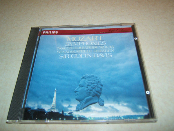 Mozart* - Staatskapelle Dresden, Sir Colin Davis : Symphonies Nos. 30, 31 <<Paris>>, 32 & 33 (CD)