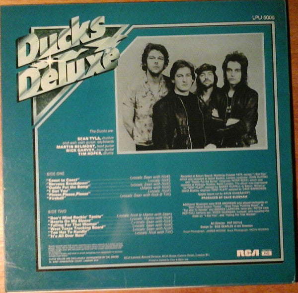 Ducks Deluxe : Ducks Deluxe (LP, Album, Lam)