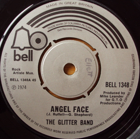 The Glitter Band : Angel Face (7", Single, Kno)