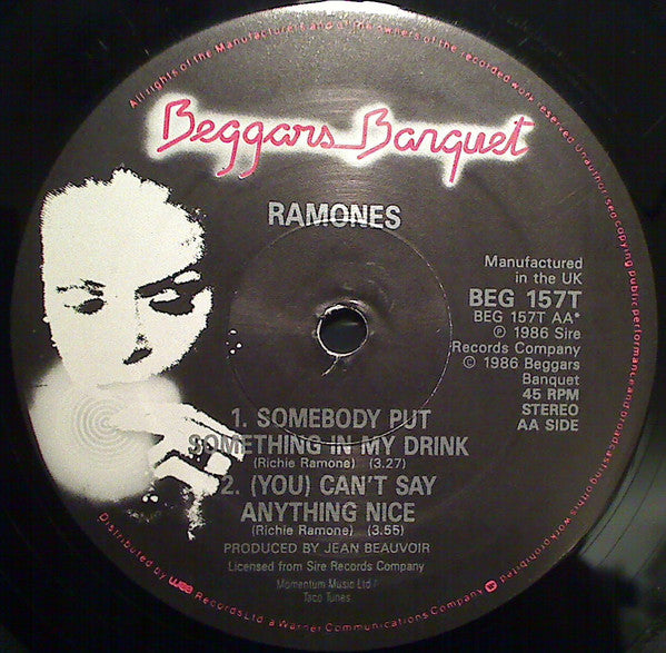 Ramones : Something To Believe In (12", Single)