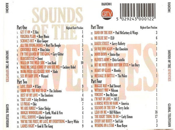 Various : Sounds Of The Seventies (2xCD, Comp)