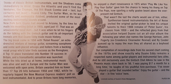 Duane Eddy : Dance With The Guitar Man 18 Greatest Hits (CD, Comp, RP)