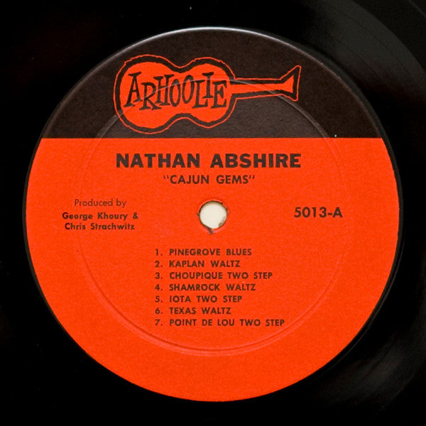 Various : Nathan Abshire And Other Cajun Gems (LP, Comp)
