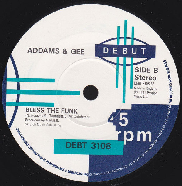 Addams & Gee : Chung Kuo (7", Single)