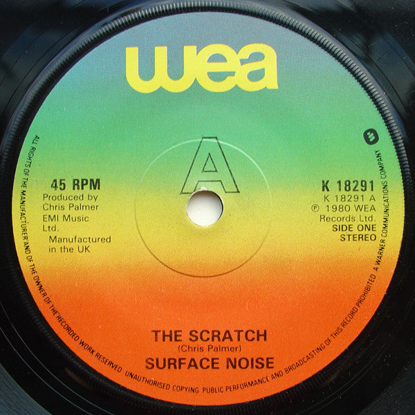 Surface Noise : The Scratch (7", Single, Sol)