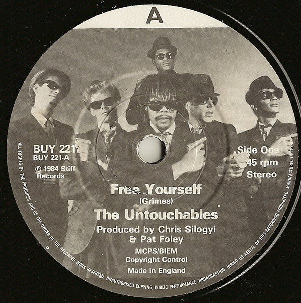 The Untouchables (7) : Free Yourself (7", Single, CBS)