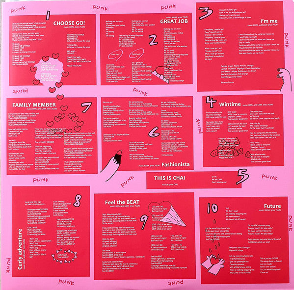 Chai (6) : Punk (LP, Album, Ltd, Whi)