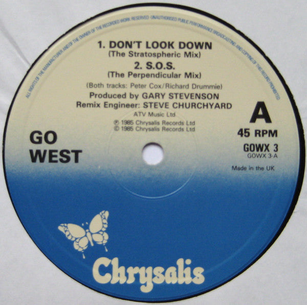 Go West : Don't Look Down (The Stratospheric Mix) (12")