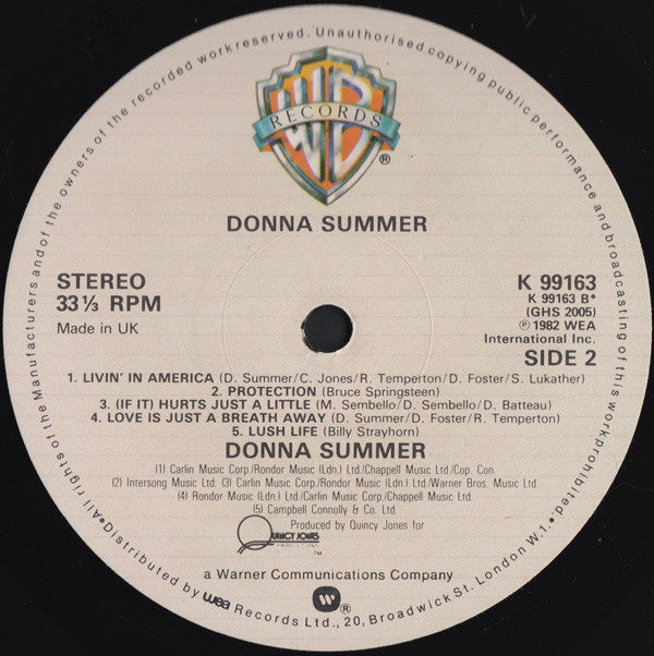 Donna Summer : Donna Summer (LP, Album)