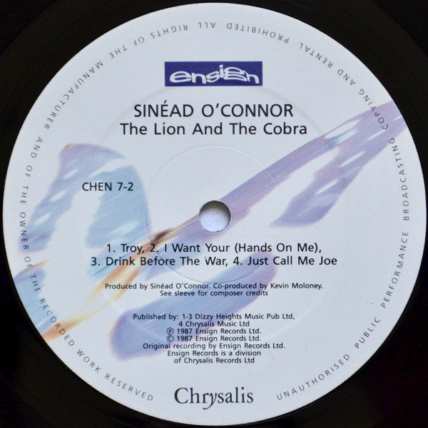 Sinéad O'Connor : The Lion And The Cobra (LP, Album)