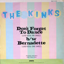 The Kinks : Don't Forget To Dance (12", Single)