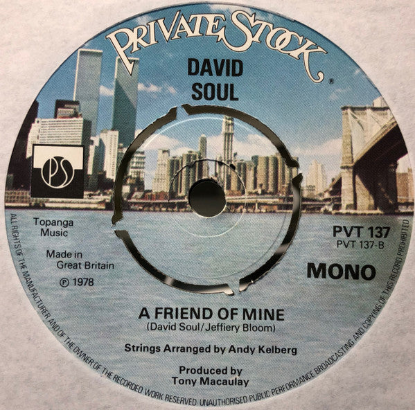 David Soul : It Sure Brings Out The Love In Your Eyes (7", Mono)