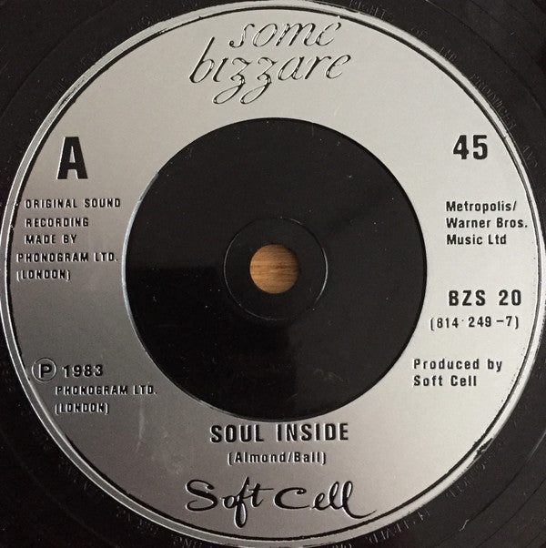 Soft Cell : Soul Inside (7", Single)