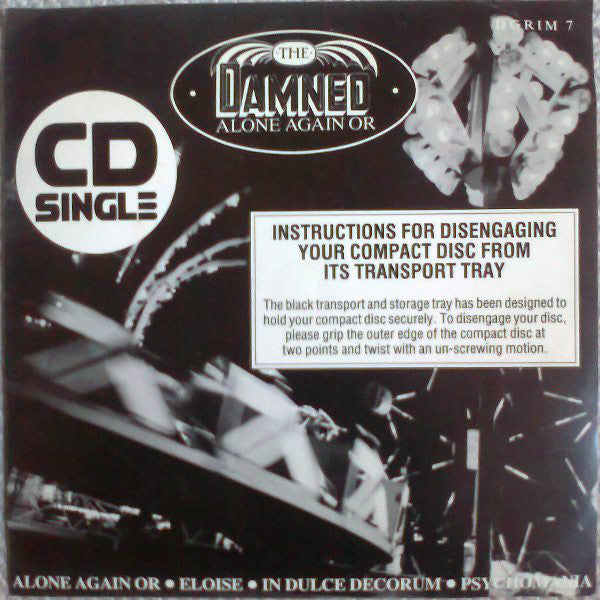 The Damned : Alone Again Or (CD, Single, Ltd)