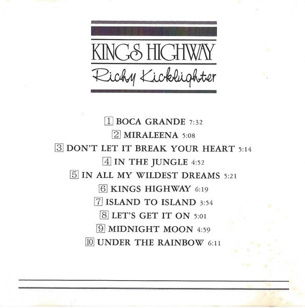Richy Kicklighter : King's Highway (CD)