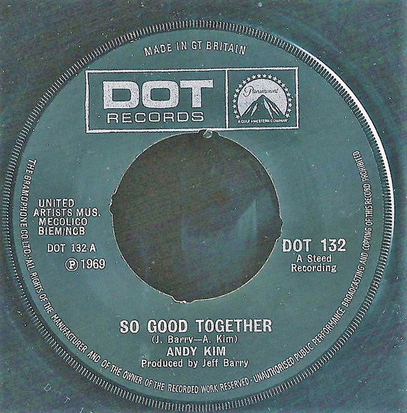 Andy Kim : So Good Together / I Got To Know (7")
