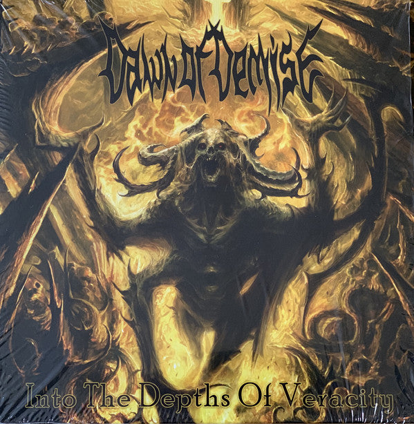 Dawn Of Demise : Into The Depths Of Veracity (LP, Album, Yel)