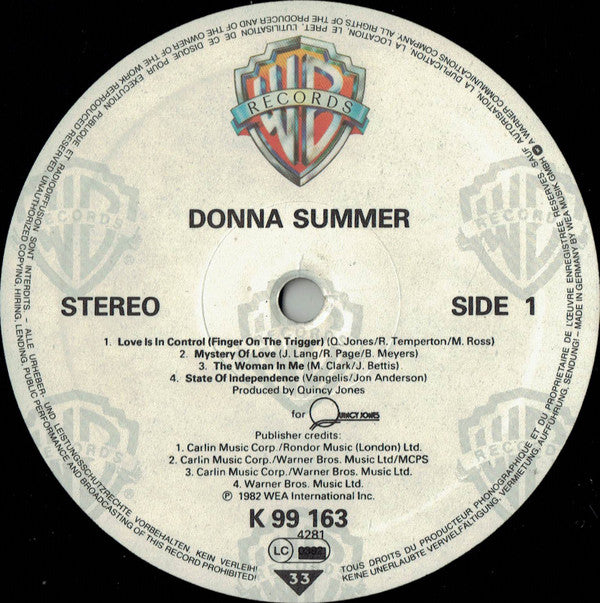 Donna Summer : Donna Summer (LP, Album)