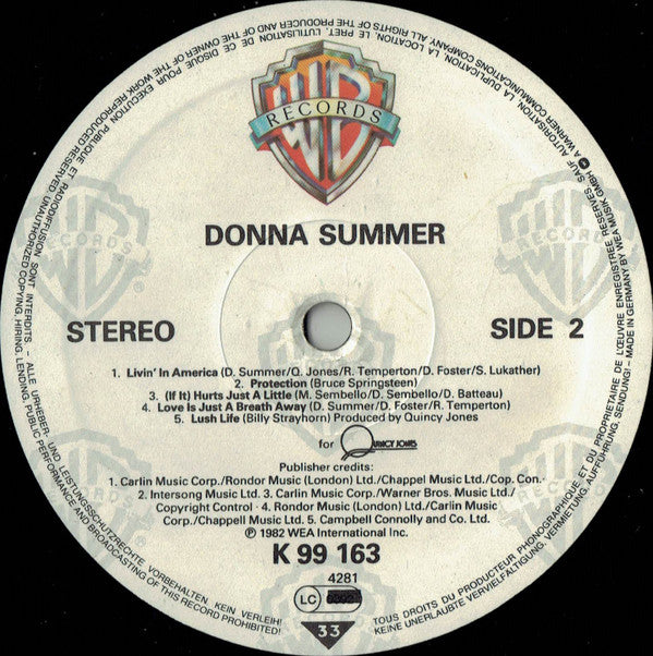 Donna Summer : Donna Summer (LP, Album)