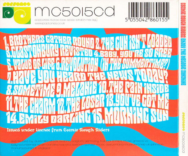 Cosmic Rough Riders : Enjoy The Melodic Sunshine (CD, Album, Comp, M/Print)