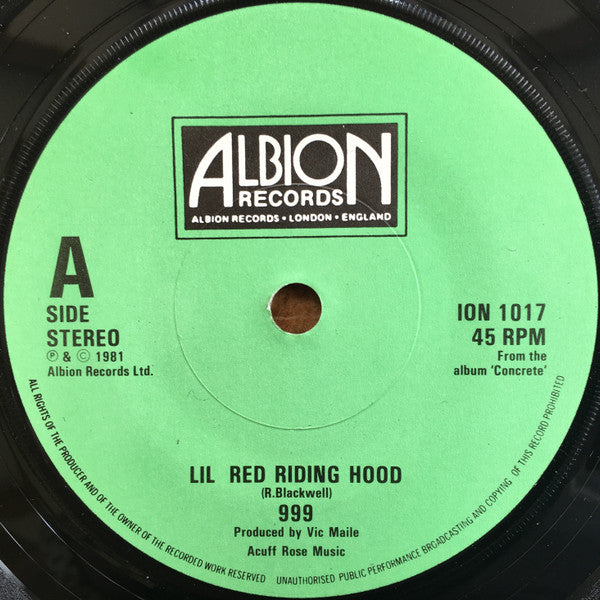 999 : Lil Red Riding Hood (7", Single)