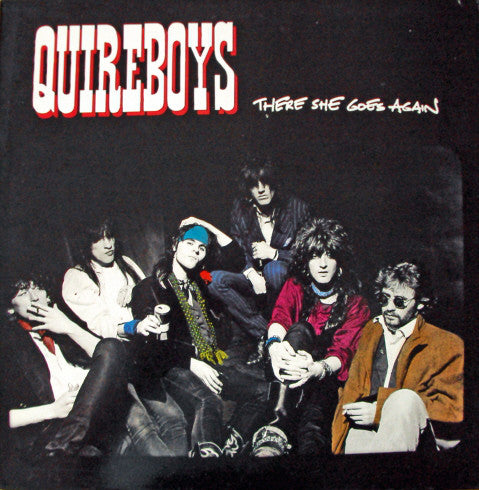 The Quireboys : There She Goes Again (12", Single)