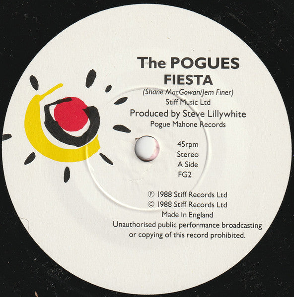 The Pogues : Fiesta (7", Single, Car)