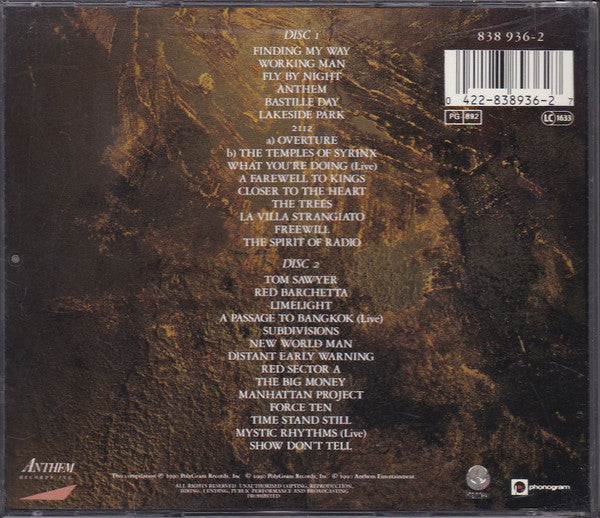 Rush : Chronicles (2xCD, Comp)