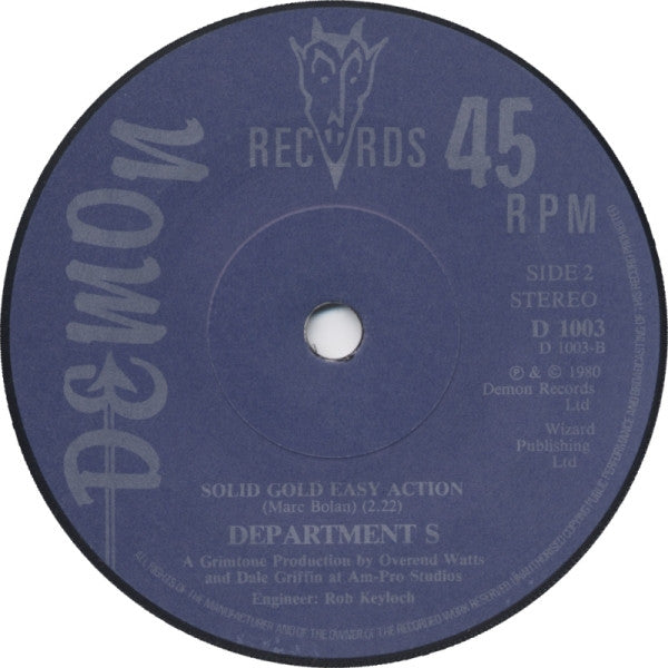 Department S : Is Vic There? (7", Single)