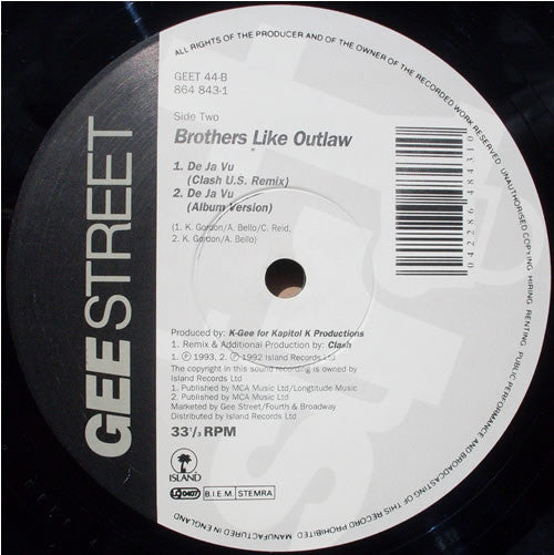 Brothers Like Outlaw : Good Vibrations (12")