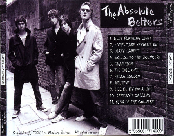 The Absolute Belters : Glorious Victorious (CD, Album)