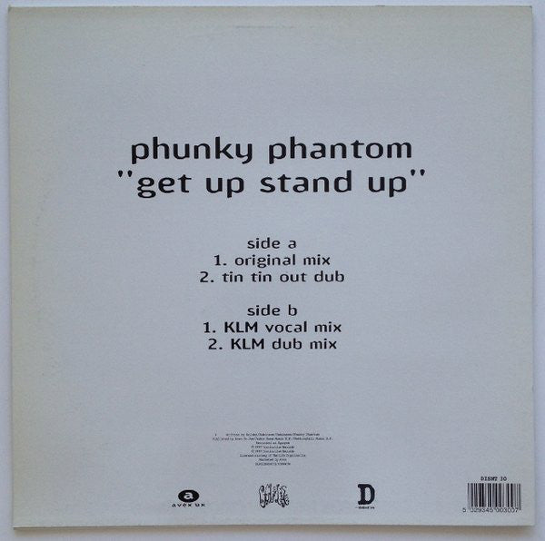 Phunky Phantom : Get Up Stand Up (12")