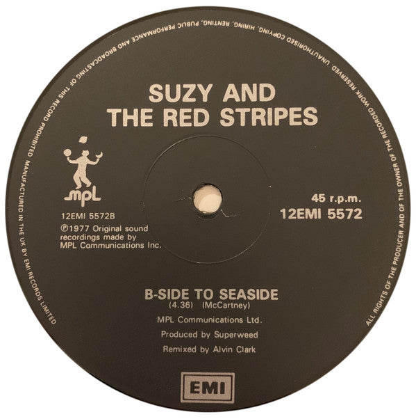 Suzy And The Red Stripes : Seaside Woman (12", Single)