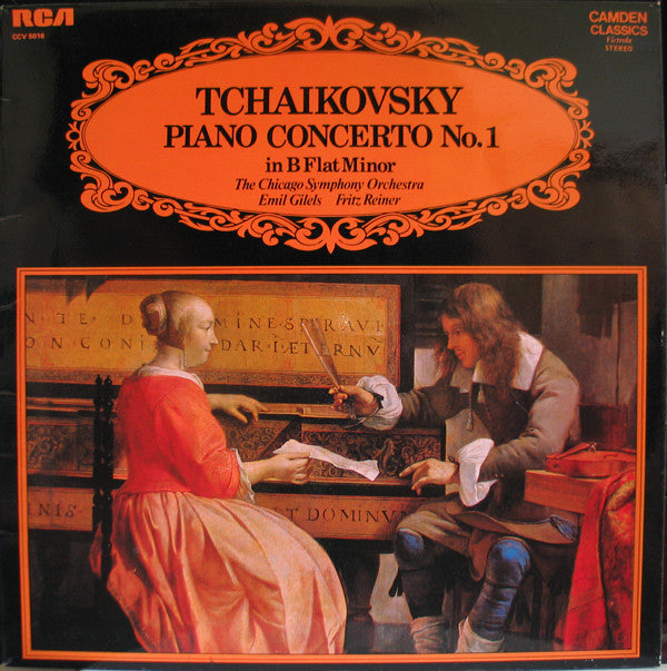 Pyotr Ilyich Tchaikovsky, Chicago Symphony Orchestra, Emil Gilels, Fritz Reiner : Piano Concerto No. 1 In B Flat Minor (LP, RE)