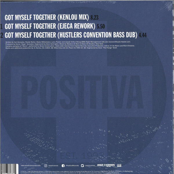 Kenny "Dope" Gonzalez Presents The Bucketheads : Got Myself Together (Remixes) (12")