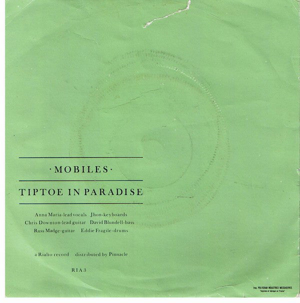 Mobiles : Drowning In Berlin (7", Single, Sil)