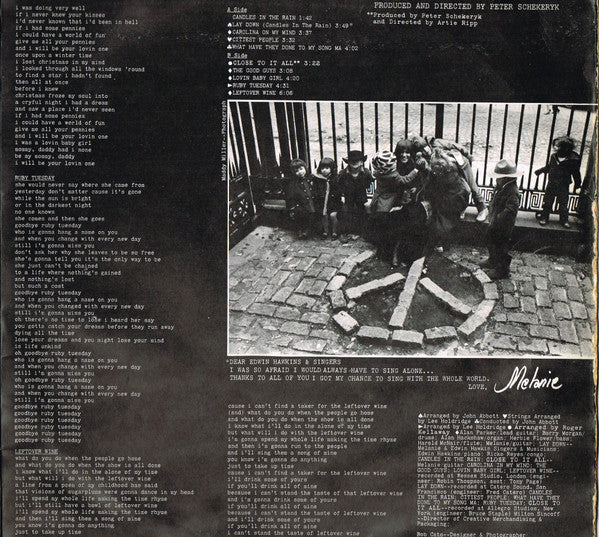 Melanie (2) : Candles In The Rain (LP, Album, Gat)