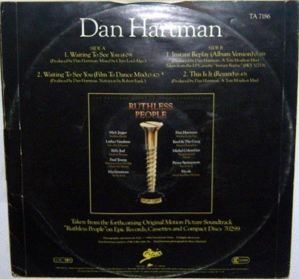 Dan Hartman : Waiting To See You (12")