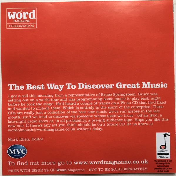 Various : Word Of Mouth (The Best Way To Discover Great New Music) (July 2005) (CD, Comp, Promo)