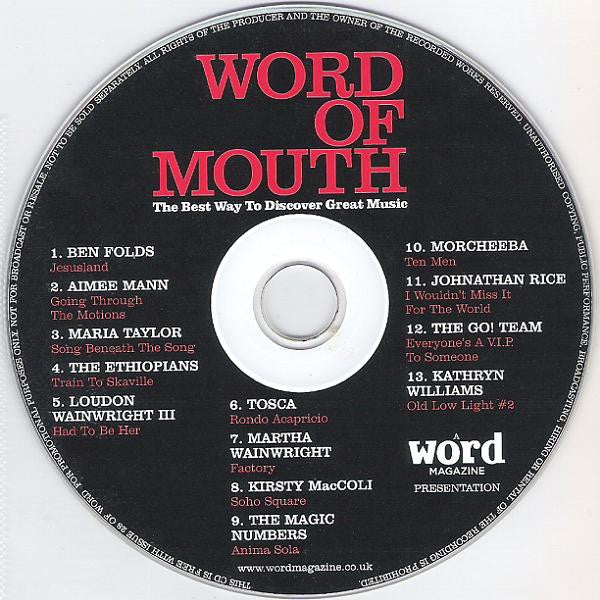 Various : Word Of Mouth (The Best Way To Discover Great New Music) (June 2005) (CD, Comp, Promo)