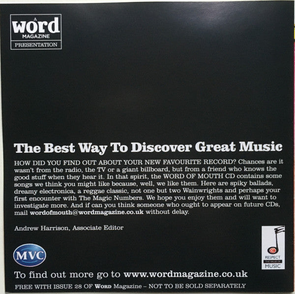 Various : Word Of Mouth (The Best Way To Discover Great New Music) (June 2005) (CD, Comp, Promo)