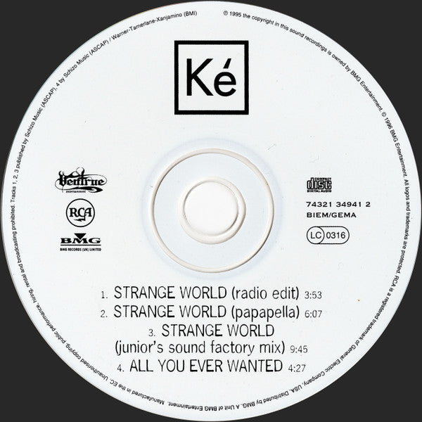 Ké : Strange World (CD, Single)